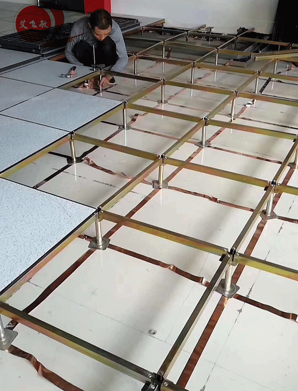 架空地板铜箔施工